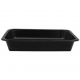 Caserole negre din PP termosudabile, 227 x 178 x 40 mm, 1C, T:227 x 178 x 40 mm / 1c /50 6/BX