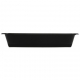 Caserole negre din PP termosudabile, 227 x 178 x 40 mm, 1C, T:227 x 178 x 40 mm / 1c /50 6/BX