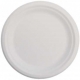 Farfurii biodegradabile din trestie de zahar, albe, rotunde, Ø 220 mm, T:Ø220mm /50 10/BX