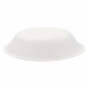 Boluri biodegradabile din trestie de zahar, albe, Ø 189 mm, T: Ø 189 x 41 mm / 680cc /50 10/BX
