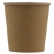 Pahare din carton cu perete simplu, kraft natur, Ø 62 mm, 4oz, Ø 62 X 60 mm / 120cc /50 20/BX