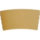 Mansoane din carton, pentru pahare Ø 90 mm, kraft natur, pentru pahare Ø 90 mm /100 10/BX