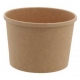 Boluri din carton, kraft natur, Ø 115 mm, 16oz, T:Ø115x80mm/470cc /25 20/BX