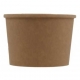 Boluri din carton, kraft natur, Ø 115 mm, 16oz, T:Ø115x80mm/470cc /25 20/BX