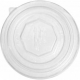 Capace din PET, transparente, dome, fara gaura, Ø 184 mm, B:Ø184 x 20 mm / dome fara gaura /50 6/BX